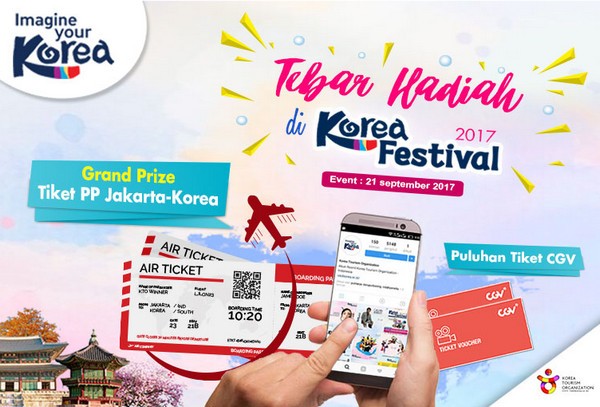 Tebar Hadiah di Korea Festival 2017