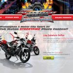 Streetfire Photo Contest 2014 Berhadiah 3 Motor dan Uang Total 24 JUTA