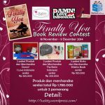 Kontes Review Buku Finally You Book Berhadiah Total Rp1.780.000