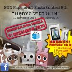 SUN Papercraft Photo Competition