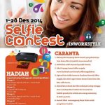 Kontes Selfie Inwork Berhadiah Printer Canon IP27700