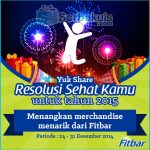 Kuis Your Fit Resolutions 2015 Berhadiah Merchandise