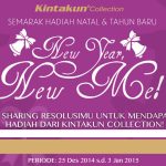 Semarak Hadiah Natal & Tahun Baru - New Year, New me