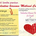 lomba pantun valentine bersama Metland Card