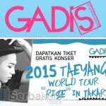 Kuis Berhadiah Tiket 2015 Taeyang World Tour