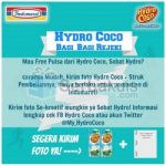 Kontes Foto Bagi-Bagi Rejeki Hydro Coco Hadiah Pulsa / Hari