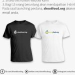 Submit Email Berhadiah 15 T-Shirt ShootFood Gratis-thumb