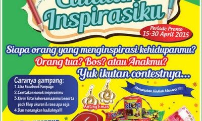 Kontes Foto Catatan Inspirasiku Berhadiah Anting Emas