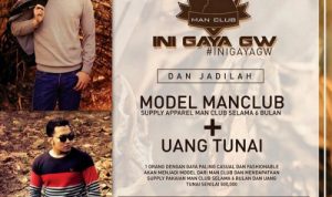 Kontes Foto Man Club Ini Gaya GW Berhadiah Jadi Model