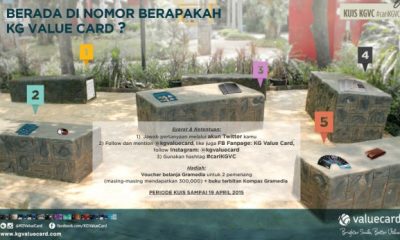 Kuis Cari KGVC Berhadiah Voucher Gramedia 600K + Buku