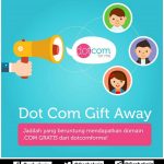 Kuis Dotcomforme Berhadiah 2 Domain .COM per Minggu