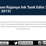 Kuis Epson Edisi 37 Berhadiah 4 Voucher Belanja Gratis