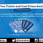 Kuis Pepsi Berhadiah 3 Tiket Katy Perry & 30 Voucher MAP