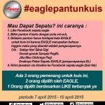 Eagle Pantun Kuis Berhadiah Sepatu untuk 3 Pemenang