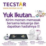 Tecstar Cooking Family Hadiah 3 Kompor Kaca Eksklusif
