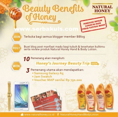 Beauty Benefits of Honey Blog Contest