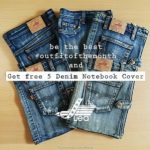 Kontes Selfie Lea Jeans Hadiah 5 Denim Notebook Cover