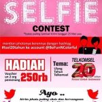 Kontes Selfie Tsel 20 Tahun Berhadiah 2 Voucher 250K