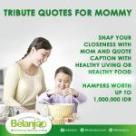 Kontes Tribute Quotes for Mommy Berhadiah Hampers
