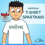Kuis Instagram Fish Berhadiah 3 T-Shirt Spartans