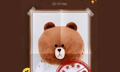 Kuis Line Deco Berhadiah 5 Boneka BIG HEAD BROWN