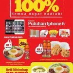 Promo Lotteria Scratch Ria Berhadiah Puluhan iPhone 6