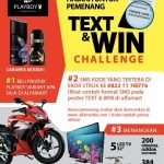 Undian Playboy Text & WIN Berhadiah Honda CBR150