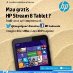 Kontes Foto Bend The Rules Berhadiah HP Stream 8 Tablet