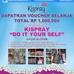 Kontes Kispray DIY Berhadiah Voucher Belanja Total 1 Juta