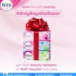 Kuis Only Boys Use Razor Berhadiah Hampers & Voucher MAP per Hari