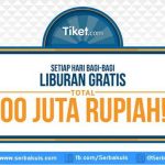 Kuis Tiket Berhadiah Voucher Travel 3 Juta Setiap Hari