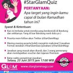 Kuis Twitter Star Glam Berhadaih 2 Voucher dari Jajanan Premium