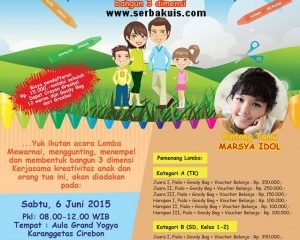 Lomba Greebel Kreativitas Anak dan Orang Tua Jogja