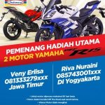 Pemenang 2 Motor Yamaha R15 dari Kuis Tebak Harga Indomaret