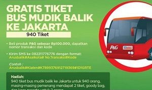 Promo Alfamart Berhadiah 940 Tiket Bus Mudik Balik ke Jakarta