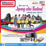 Promo Belanja Bareng Alfamart Berhadiah Tour ke Jepang & Thailand