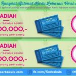 Rangkai Kalimat Kartu Lebaran Hadiah Voucher Belanja Total 1,5 Juta