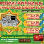 Reward Point Kurma Hijra Hypermart Hadiah 2 Paket Umroh