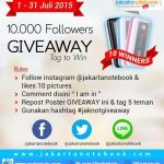 Jaknot Giveaway Tag to Win Berhadiah 10 Powerbank