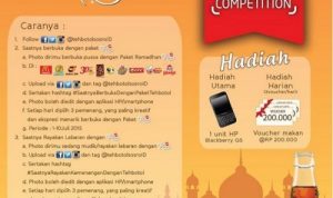 Kontes Foto Teh Botol Sosro Berhadiah Blackberry Q5