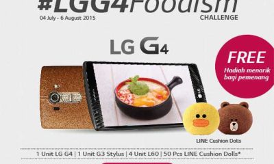Kontes LG G4 Foodism Berhadiah 4 Unit LG L60