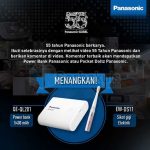 Kuis 55 Tahun Panasonic Berhadiah Powerbank & Pocket Doltz