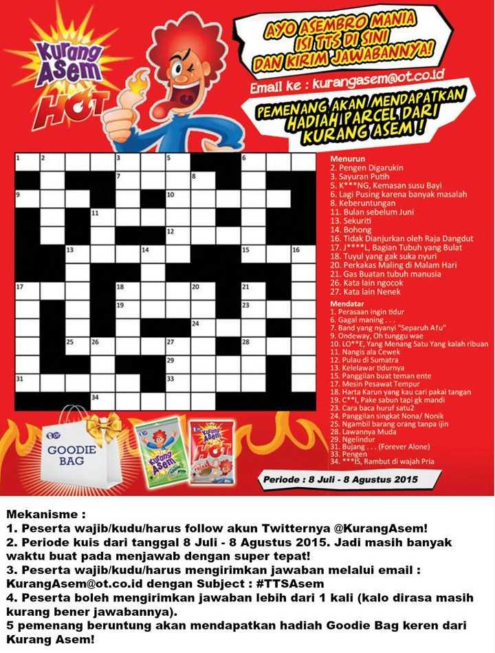 Jawaban Tts Undian Bakul Soal