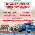 Pemenang Undian Kopiko 78 Alfamart & Alfamidi