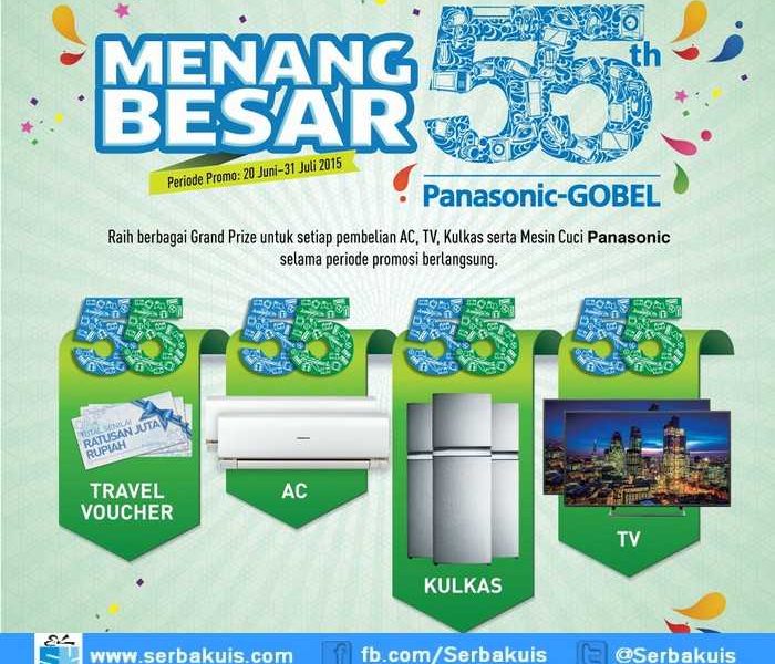 Undian Menang Besar Panasonic Berhadiah 55 TV, Kulkas, AC & Voucher Travel