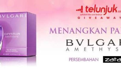 Giveaway Telunjuk & Zataru Berhadiah Parfum Bvlgari Omni