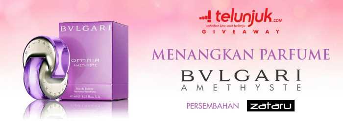 Giveaway Telunjuk & Zataru Berhadiah Parfum Bvlgari Omni
