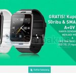 Jadi Member Odomart Berhadiah GV18 A+ Smartwatch & Kupon