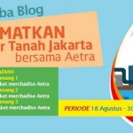 Kontes Blog Berhadiah Uang 5 Juta & Merchandise Selamatkan Air Tanah Jakarta Bersama Aetra