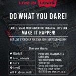 Kontes Do What You Dare Berhadiah Voucher Levi's Gratis